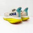 Hoka One One Mens Clifton 9 1127895 EPFR White Running Shoes Sneakers Sz 10.5 D Hot on Sale