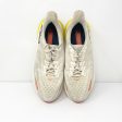 Hoka One One Mens Clifton 9 1127895 EPFR White Running Shoes Sneakers Sz 10.5 D Hot on Sale