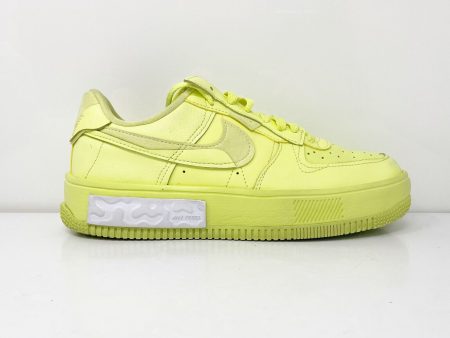 Nike Womens Air Force 1 Fontanka DA7024-700 Yellow Casual Shoes Sneakers Sz 8.5 For Sale