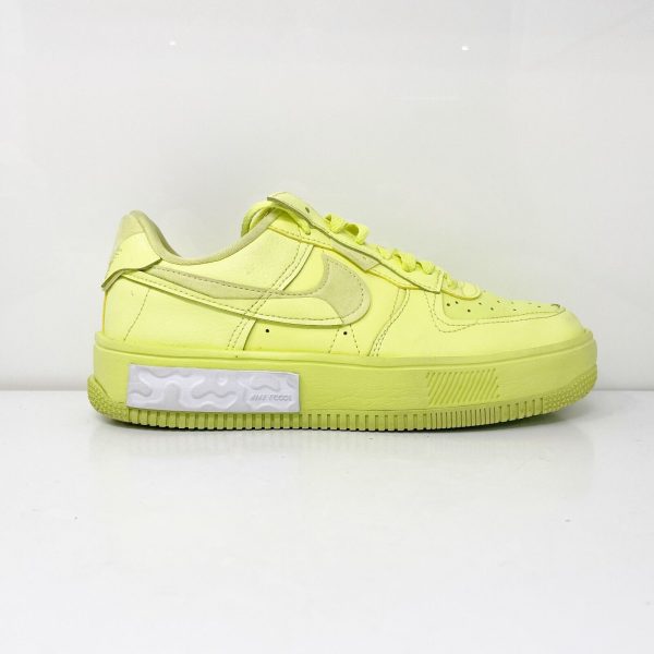 Nike Womens Air Force 1 Fontanka DA7024-700 Yellow Casual Shoes Sneakers Sz 8.5 For Sale