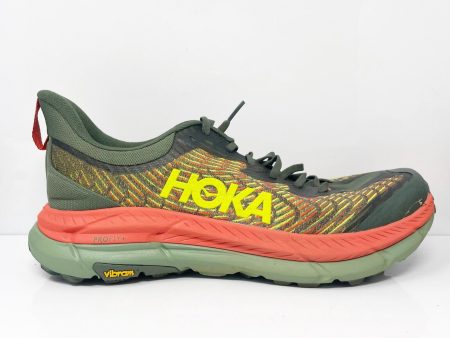 Hoka One One Mens Mafate Speed 4 1129930 Gray Running Shoes Sneakers Size 12 D Supply