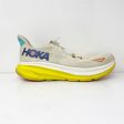 Hoka One One Mens Clifton 9 1127895 EPFR White Running Shoes Sneakers Sz 10.5 D Hot on Sale