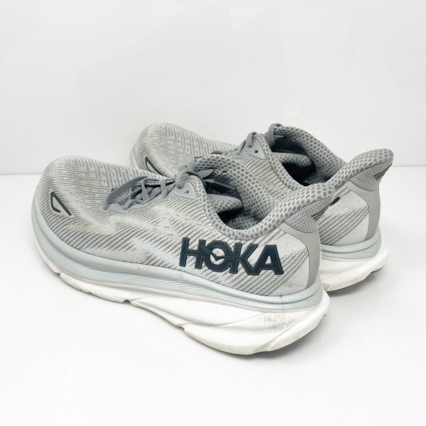 Hoka One One Mens Clifton 9 1132210 HMBC Gray Running Shoes Sneakers Sz 10.5 2E Cheap