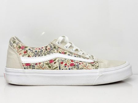 Vans Womens Off The Wall 500714 Ivory Casual Shoes Sneakers Size 8 Supply