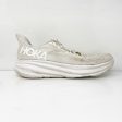 Hoka One One Mens Clifton 9 1127896 WWH White Running Shoes Sneakers Size 11.5 D For Cheap