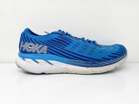 Hoka One One Mens Clifton 5 1094309 FBTB Blue Running Shoes Sneakers Size 11.5 For Cheap