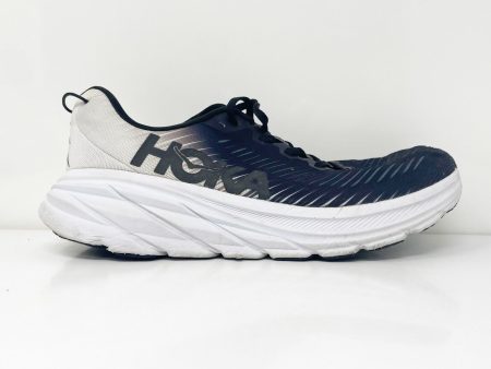 Hoka One One Mens Rincon 3 1119395 BWHT Black Running Shoes Sneakers Size 9 D For Sale