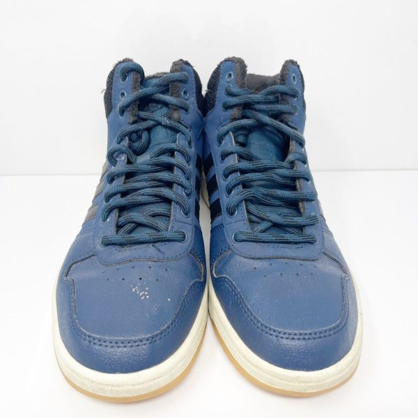 Adidas Mens Hoops 2.0 Mid GZ7939 Blue Basketball Shoes Sneakers Size 8 Online Hot Sale