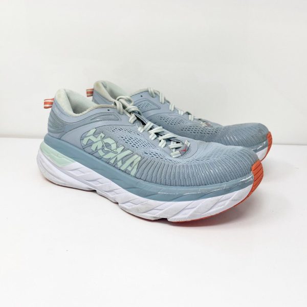 Hoka One One Womens Bondi 7 1110519 BFBG Blue Running Shoes Sneakers Size 7.5 Online