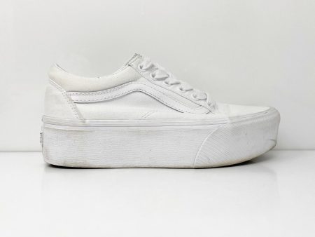 Vans Unisex Off The Wall 721356 White Casual Shoes Sneakers Size M 5.5 W 7 For Sale