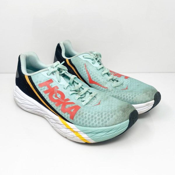 Hoka One One Unisex Rocket X 1113532 EBBC Blue Running Shoes Sneakers M8 W9 Online now