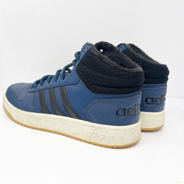 Adidas Mens Hoops 2.0 Mid GZ7939 Blue Basketball Shoes Sneakers Size 8 Online Hot Sale