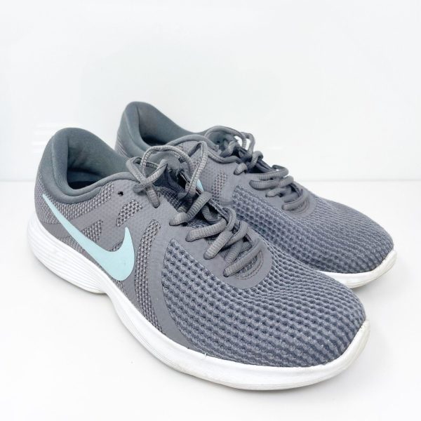 Nike Womens Revolution 4 908999-004 Gray Running Shoes Sneakers Size 8 Sale