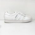 Adidas Mens Superstar FZ1950 White Casual Shoes Sneakers Size 8 Cheap