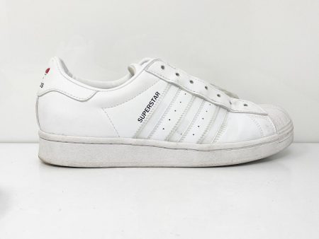 Adidas Mens Superstar FZ1950 White Casual Shoes Sneakers Size 8 Cheap