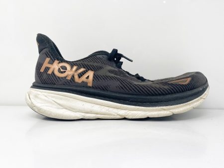 Hoka One One Womens Clifton 9 1132211 BCPPR Black Running Shoes Sneakers 8.5 D Hot on Sale