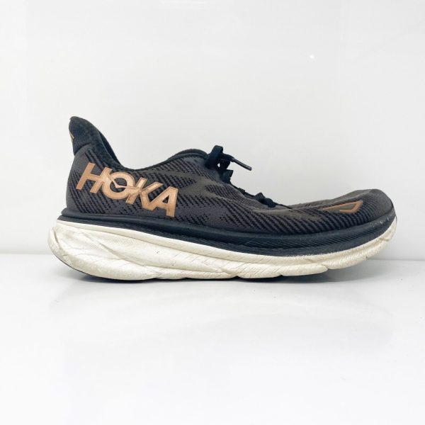 Hoka One One Womens Clifton 9 1132211 BCPPR Black Running Shoes Sneakers 8.5 D Hot on Sale