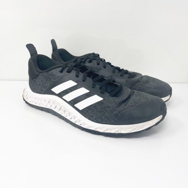 Adidas Mens Everyset ID4989 Black Running Shoes Sneakers Size 10.5 Hot on Sale