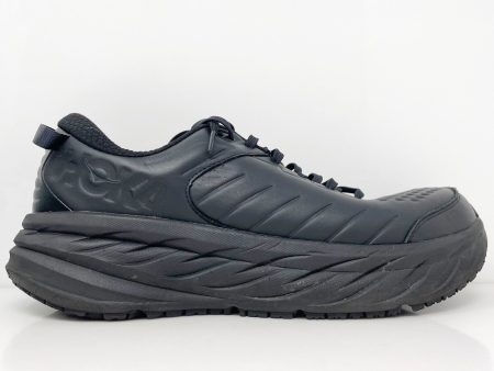 Hoka One One Mens Bondi SR 1110520 BBLC Black Running Shoes Sneakers Size 12.5 Sale