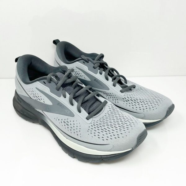 Brooks Mens Trace 3 1104121D049 Gray Running Shoes Sneakers Size 8 D Hot on Sale