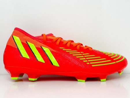 Adidas Mens Predator Edge.2 FG GW1009 Orange Soccer Cleats Shoes Size 13 Online Sale