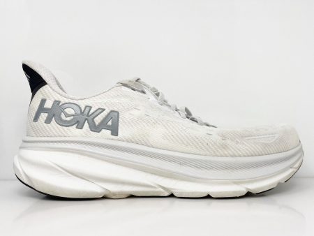 Hoka One One Mens Clifton 9 1127895 NCSW Gray Running Shoes Sneakers Size 11.5 D For Cheap