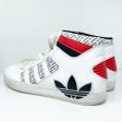 Adidas Mens Hard Court High FV6976 White Basketball Shoes Sneakers Size 10 Discount