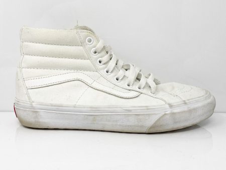 Vans Unisex Sk8 Hi 721356 White Casual Shoes Sneakers Size M 7 W 8.5 Supply