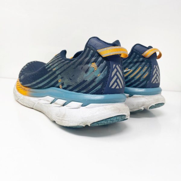 Hoka One One Mens Clifton 5 1093755 BISB Blue Running Shoes Sneakers Size 13 Hot on Sale