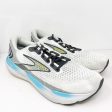 Brooks Mens Glycerin 21 1104192E184 White Running Shoes Sneakers Size 10.5 2E Fashion