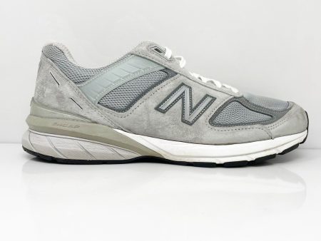 New Balance Mens 990 V5 M990GL5 Gray Casual Shoes Sneakers Size 8 4E Online now