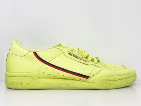 Adidas Mens Continental 80 B41675 Yellow Casual Shoes Sneakers Size 9 Online Hot Sale