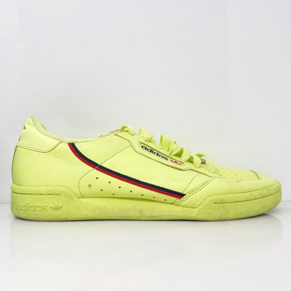 Adidas Mens Continental 80 B41675 Yellow Casual Shoes Sneakers Size 9 Online Hot Sale