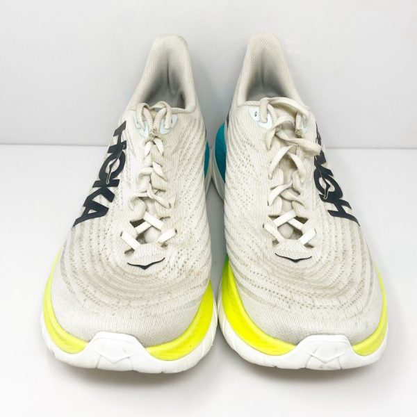 Hoka One One Mens Mach 5 1127893 WBGL White Running Shoes Sneakers Size 11.5 D Cheap