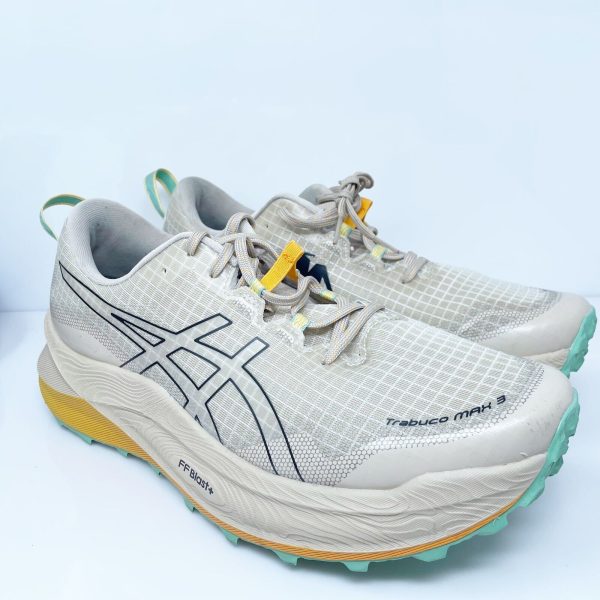 Asics Mens Trabuco Max 3 1011B800 Gray Running Shoes Sneakers Size 11.5 Online now