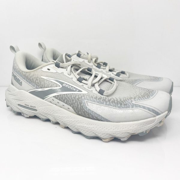 Brooks Mens Cascadia 18 1104261D027 Gray Running Shoes Sneakers Size 12 D Sale