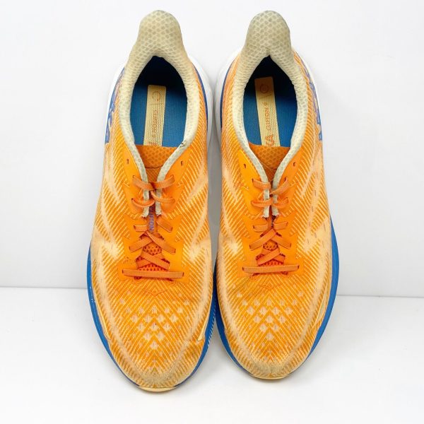 Hoka One One Mens Clifton 9 1127895 VOIM Orange Running Shoes Sneakers Size 13 D Fashion