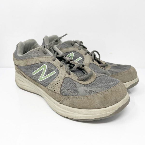 New Balance Mens 877 MW877GT Gray Casual Shoes Sneakers Size 7.5 4E Online now