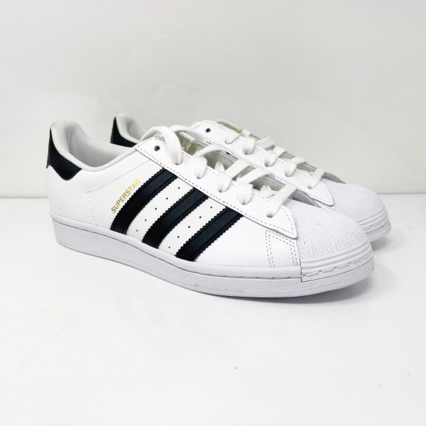 Adidas Mens Superstar EG4958 White Casual Shoes Sneakers Size 6.5 Online now