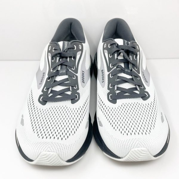 Brooks Mens Adrenaline GTS 23 1103911D065 White Running Shoes Sneakers Sz 12.5 D For Sale