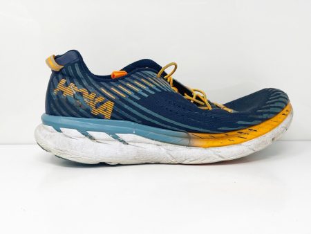 Hoka One One Mens Clifton 5 1093755 BISB Blue Running Shoes Sneakers Size 13 Hot on Sale