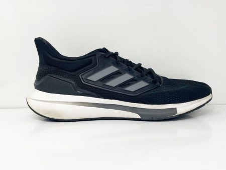 Adidas Mens EQ21 Run H00512 Black Running Shoes Sneakers Size 12 For Sale