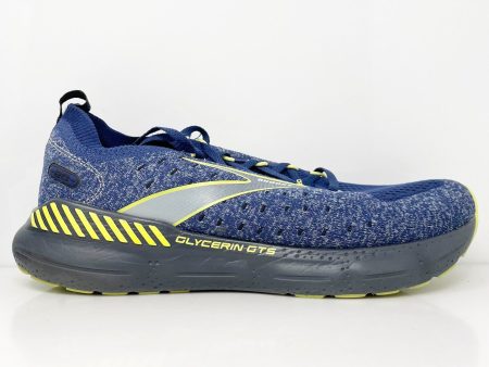 Brooks Mens Glycerin SF GTS 20 1103851D404 Blue Running Shoes Sneakers Sz 11 D Discount