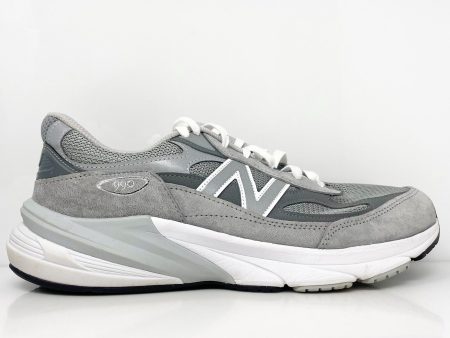 New Balance Mens 990 V6 M990GL6 Gray Running Shoes Sneakers Size 11.5 D For Sale