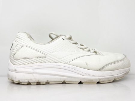 Brooks Mens Addiction Walker 2 1103181D142 White Casual Shoes Sneakers Sz 8.5 D Cheap