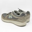 New Balance Mens 877 MW877GT Gray Casual Shoes Sneakers Size 7.5 4E Online now