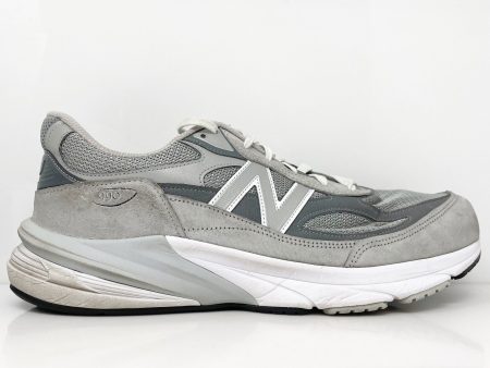 New Balance Mens 990 V6 M990GL6 Gray Casual Shoes Sneakers Size 13 4E For Cheap