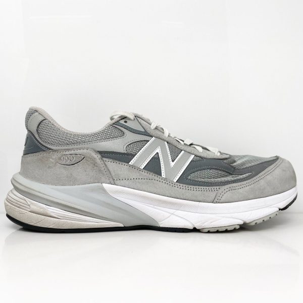 New Balance Mens 990 V6 M990GL6 Gray Casual Shoes Sneakers Size 13 4E For Cheap