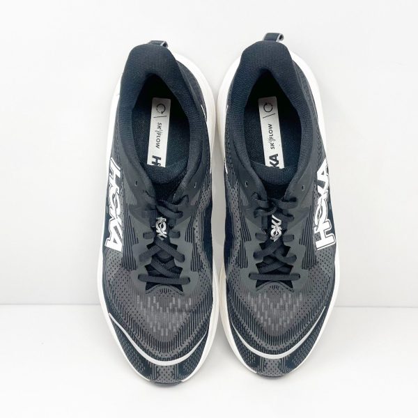 Hoka One One Mens Skyflow 1155111 BWHT Black Running Shoes Sneakers Size 11 D Online Sale