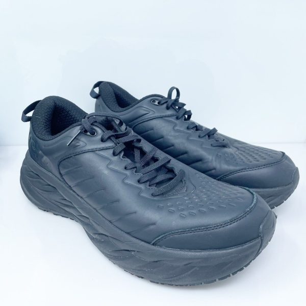 Hoka One One Mens Bondi SR 1110520 BBLC Black Running Shoes Sneakers Size 12.5 Sale